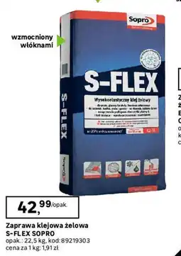 Leroy Merlin Zaprawa klejowa żelowa S-FLEX SOPRO oferta