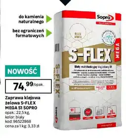 Leroy Merlin Zaprawa klejowa żelowa S-FLEX MEGA S1 Sopro oferta