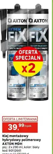 Leroy Merlin Klej montażowy hybrydowy polimerowy Axton MDH oferta