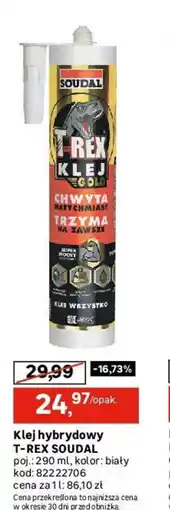 Leroy Merlin Klej hybrydowy T-REX SOUDAL oferta