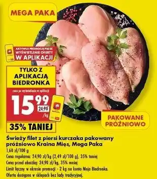 Biedronka Filet z piersi kurczaka oferta