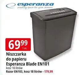 E.Leclerc Niszczarka razor en103 Esperanza oferta