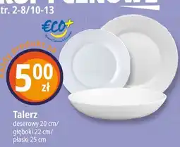 E.Leclerc Talerz płaski 25 cm Eco+ oferta
