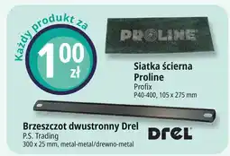 E.Leclerc Brzeszczot dwustronny 300 x 25 mm drewno metal Drel oferta