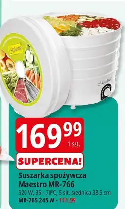 E.Leclerc Suszarka do owoców i warzyw mr-765 Maestro oferta