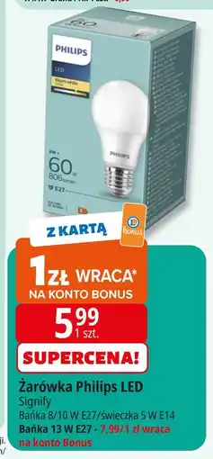 E.Leclerc Żarówka led e27 130w bańka Philips oferta