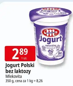 E.Leclerc Jogurt naturalny bez laktozy Mlekovita Polski oferta