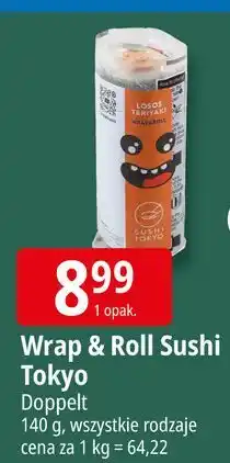 E.Leclerc Wrap & roll łosoś teriyaki Sushi Tokyo oferta