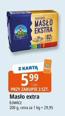 E.Leclerc Masło ekstra 82% Łowicz 1906 Łowickie oferta