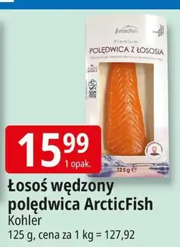 E.Leclerc Polędwica z łososia wędzona Arctic Fish oferta