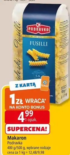 E.Leclerc Makaron fusili Podravka oferta