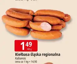 E.Leclerc Kiełbasa śląska regionalna Kabanos oferta