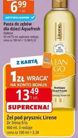 E.Leclerc Żel pod prysznic mango Lirene oferta