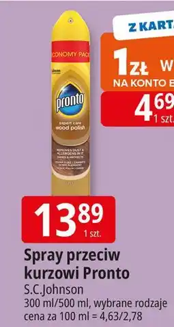 E.Leclerc Spray do mebli classic Pronto Wood oferta