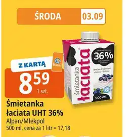 E.Leclerc Śmietanka 36 % Łaciata oferta