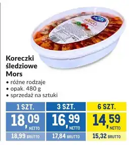 Makro Koreczki śledziowe różne rodzaje Mors oferta
