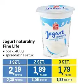 Makro Jogurt naturalny Fine Life oferta