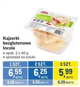 Makro Kajzerki bezglutenowe Incola oferta