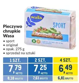 Makro Pieczywo chrupkie Wasa Sport oferta