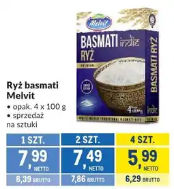 Makro Ryż basmati Melvit oferta