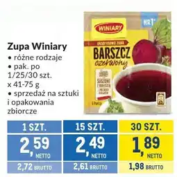 Makro Zupa Winiary różne rodzaje oferta