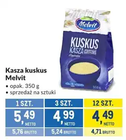 Makro Kasza kuskus Melvit oferta