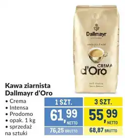 Makro Kawa ziarnista Dallmayr d'Oro Crema/Intensa/Prodomo oferta
