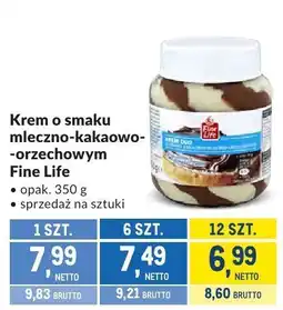 Makro Krem mleczno-kakaowo-orzechowy Fine Life oferta