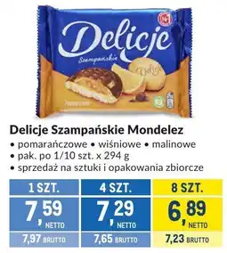 Makro Ciastka Delicje Szampańskie Mondelez oferta