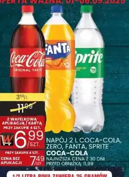 Wafelek Napój Coca-Cola, Zero, Fanta, Sprite oferta