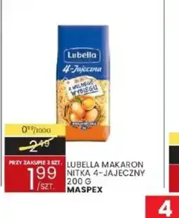 Wafelek Lubella Makaron Nitka 4-Jajeczny oferta