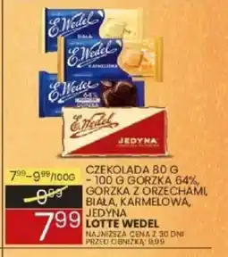 Wafelek Czekolada Lotte Wedel oferta