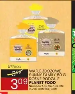 Wafelek Wafle zbożowe Sunny Family oferta