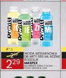 Wafelek Woda witaminowa Dr Witt oferta