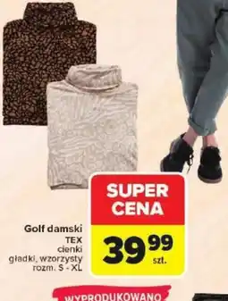 Carrefour Golf damski TEX oferta