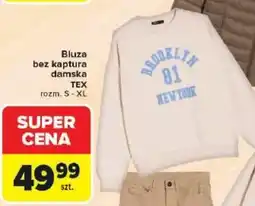 Carrefour Bluza bez kaptura damska TEX oferta