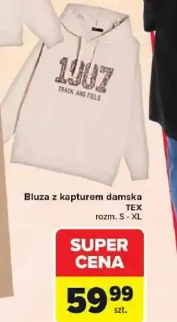 Carrefour Bluza z kapturem damska oferta