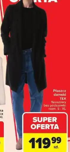 Carrefour Płaszcz damski TEX oferta