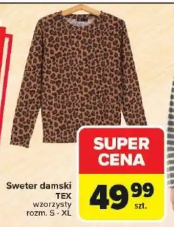 Carrefour Sweter damski TEX oferta