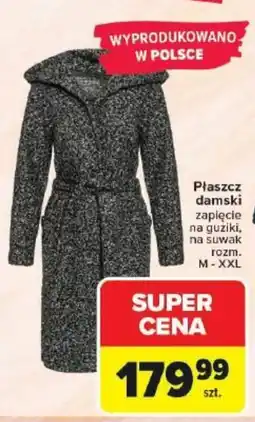 Carrefour Płaszcz damski oferta