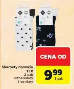 Carrefour Skarpety damskie TEX oferta
