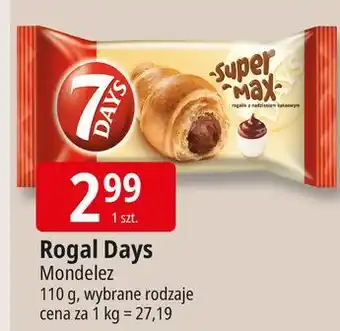 E.Leclerc Rogal z nadzieniem kakaowym 7 Days Super Max oferta