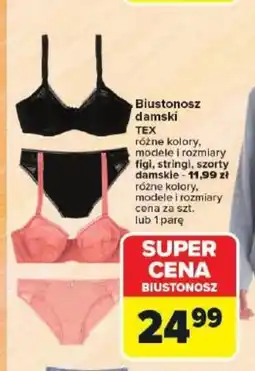 Carrefour Biustonosz damski TEX oferta