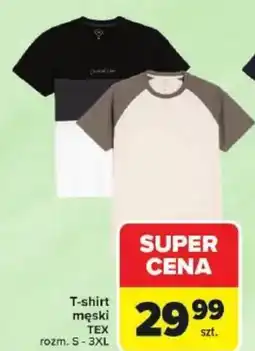 Carrefour T-shirt męski TEX oferta