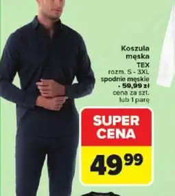 Carrefour Koszula męska TEX oferta