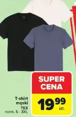 Carrefour T-shirt męski TEX oferta