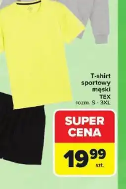 Carrefour T-shirt sportowy męski TEX oferta
