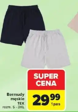 Carrefour Bermudy męskie TEX oferta