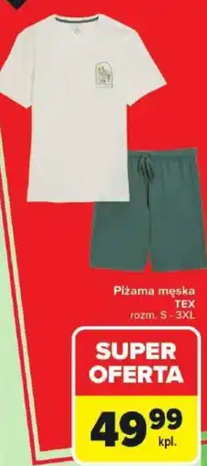 Carrefour Piżama męska TEX oferta
