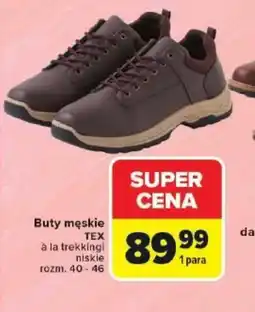 Carrefour Buty męskie TEX oferta